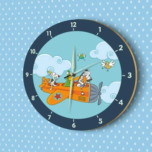 Dekor Loft Karanlıkta Parlayan  Çocuk Odası Duvar Saati 1424