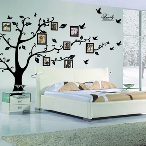 Cosy Home Gift Soy Ağacı Kuşlar Görsel Resim Çerçeve Dev Boyut 250X200 Cm Pvc Duvar Sticker