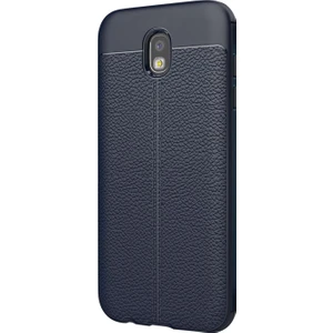 Samsung Galaxy J7 Pro Kılıf Suni Deri Dokulu Silikon