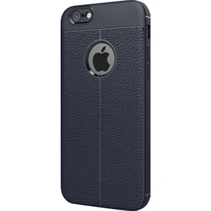 Apple iPhone 6 Plus Kılıf Suni Deri Dokulu Silikon