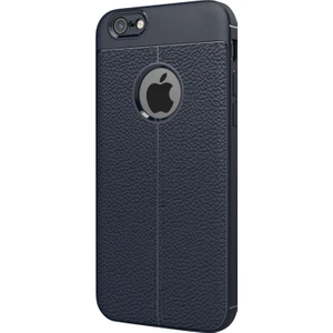 Apple iPhone 6 Kılıf Suni Deri Dokulu Silikon