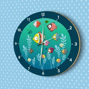 Dekor Loft Fosforlu Çocuk Odası Duvar Saati YFS-1414