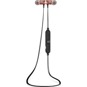 Mıknatıslı Kablosuz Bluetooth Kulaklık A921BL Siyah - Gold