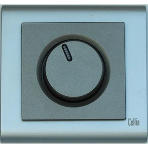 Cellia Dimmer Yeşil Kapak Mat Krom Çerçeve