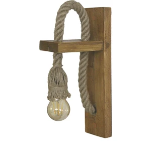 Iron Rope Halatlı Ahşap Aplik