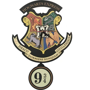 Hogwarts Express Sallanan Sarkaçlı Duvar Saati
