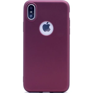 Apple iPhone X Kılıf Premier Silikon Kılıf Mor