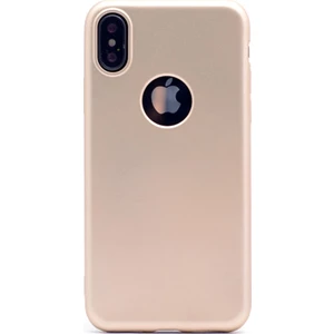 Apple iPhone X Kılıf Premier Silikon Kılıf Gold