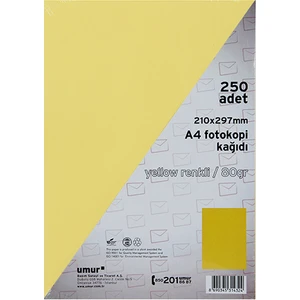 Fotokopi Kağıdı A4 80Gr Renkli Yellow 160