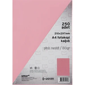 Fotokopi Kağıdı A4 80Gr Renkli Pınk 170