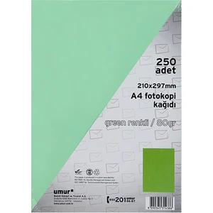 Fotokopi Kağıdı A4 80Gr Renkli Green 190