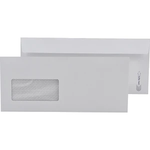 Diplomat Zarf Pencereli 105 x 240 mm Beyaz 500'lü Paket