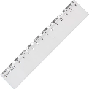 Cetvel Plastik Bürü Tipi Geniş 15 Cm 00140