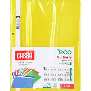 Telli Dosya 25'li Ekonomik Renk - Sari