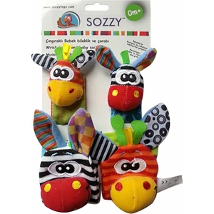 Sozzy Toys SZY101 Çıngıraklı Çorap ve Bileklik Seti