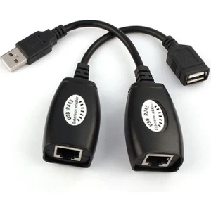 5058 Rj45 Usb Ek Uzatıcı Cat5e 6 Kablosu Ekleme Extension