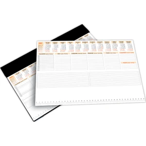 Keskin Color AJ-68 Ebat: 28*40 cm Haftalık Masa Sümeni Bialalı