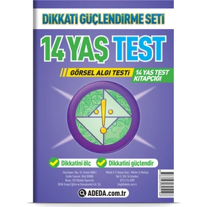 Adeda Yayıncılık Adeda DGS 14 Yaş Görsel Algı Testi