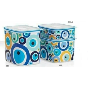 Su Nazar Set 3'lü (Saklama Kabı) Hasgül