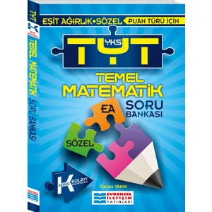 Evrensel İletişim Yayınları TYT Temel Matematik Soru Bankası (EA-Sözel)