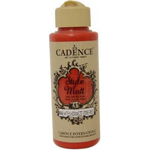 Ateş Kırmızı Style Matt Akrilik Boya 120 ml