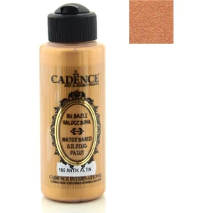 Antik Altın Akrilik Ahşap Yaldız Boya 120 ml