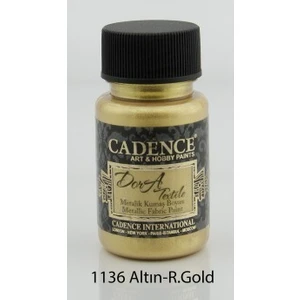 Altın - Dora Metalik Kumaş Boyası 50 ml