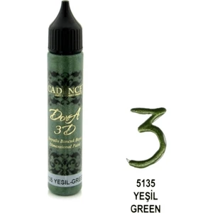Yeşil - 3D Boyutlu Boncuk Boya 25 ml