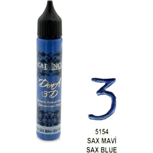 Sax Mavi - 3D Boyutlu Boncuk Boya 25 ml