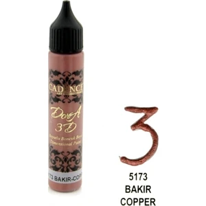 Bakır - 3D Boyutlu Boncuk Boya 25 ml