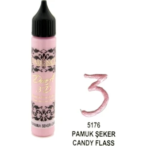 Pamuk Şekeri - 3D Boyutlu Boncuk Boya 25 ml