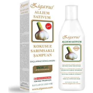 Saç Dökülmelerine Karşı Kokusuz Sarımsaklı Şampuan 250ml