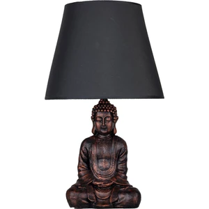 Modern Dizayn Buda Abajur Bakır Gri