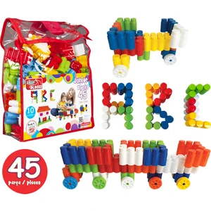 Akar 45 Parça Junior Blocks Pvc Çanta