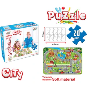 Akar Oyuncak Jagu 33X48 Cm Puzzle City