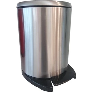 Cigo Pedallı Çöp Kovası  Paslanmaz Mat İç Kısım Siyah M-E41-30-06