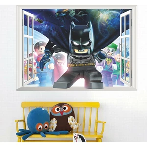 Crystal Kids Çocuk Odası Lego Batman Betmen PVC Duvar Sticker