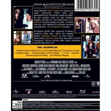 Being John Malkovich (John Malkovich Olmak) (Blu-Ray Disc) Fiyatı