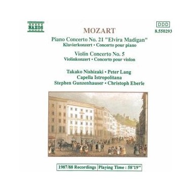 Mozart - Piano Concerto No. 21 - Violin Concerto No. 5 (Cd) Fiyatı