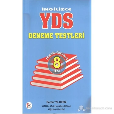 İngilizce Yds Deneme Testleri Tamamı Çözümlü 8 Test-Serdar