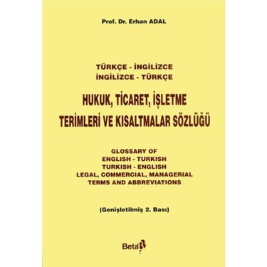 Hukuk Ticaret Isletme Terimleri Ve Kisaltmalar Sozlugu Kitabi