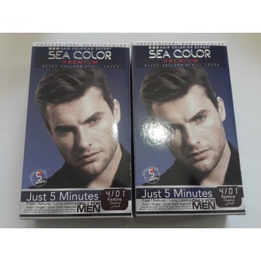 Sea Color Premium Erkek Sac Boyasi 4 01 Kestane Only For Men Fiyati