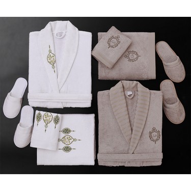 Z R Home Bambu Aile Bornoz Seti Eleanor Beyaz Toprak Fiyati