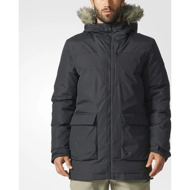 Adidas black 2024 xploric parka