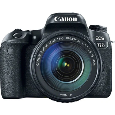 Canon Eos 77D 18-135mm IS USM Nano Lens Kit İthalatçı
