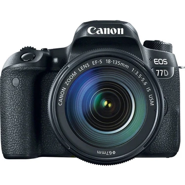 Canon Eos 77D 18-135mm IS USM Nano Lens Kit + 16Gb Kart +