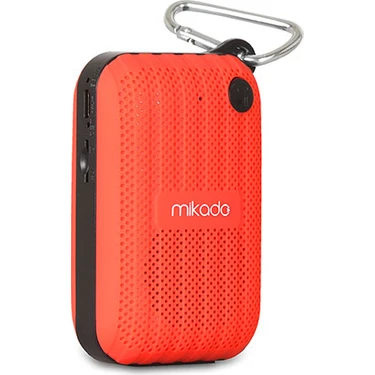 Mikado MD-22BT Kırmızı TF Kart+FM Destekli Bluetooth Şarjlı