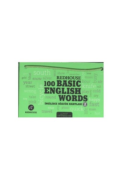 Redhouse 100 Basic English Words 2 Yeşil-Kolektif
