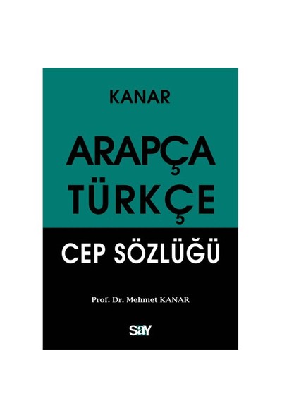 Arapça-Türkçe Cep Sözlüğü-Mehmet Kanar