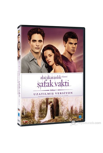 The Twilight Saga: Breaking Dawn - Part 1 - Extended Edition (Alacakaranlık Efsanesi: Şafak Vakti - Bölüm 1- Uzatılmış Versiyon) (DVD)